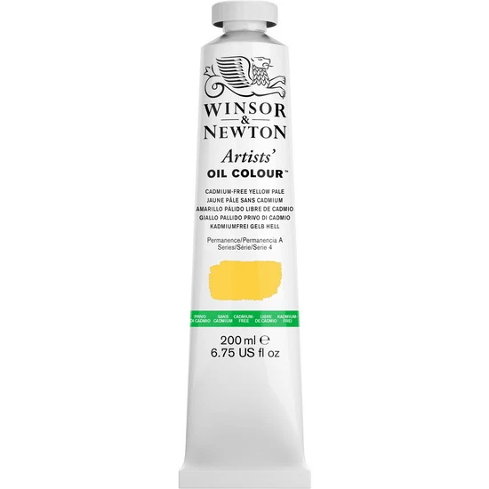 Artist oil - 200ml - cadmium-free yellow pale - s4