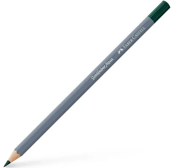 Goldfaber aqua watercolour pencil deep cobalt green