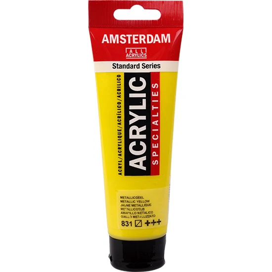 Amsterdam Acrylic Metallic Yellow - 120ML