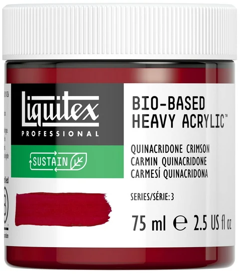 Bio hb acrylic - 2.5oz - quinacridone crimson - s3