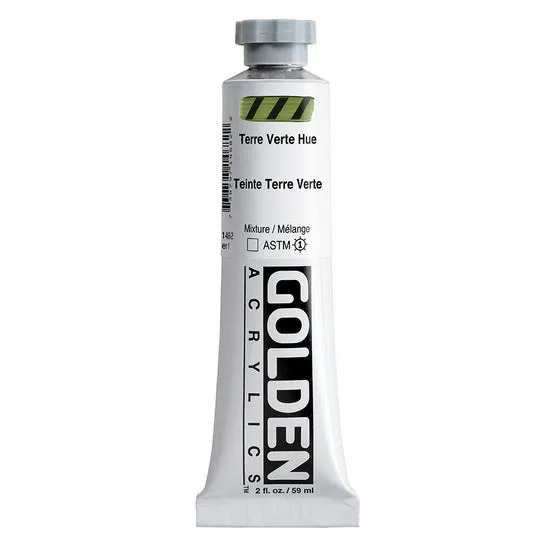 Acrylic heavy body - 2 oz terre verte hue s1