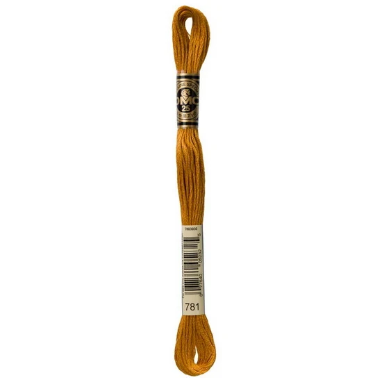 Embroidery floss - v dark topaz - 781