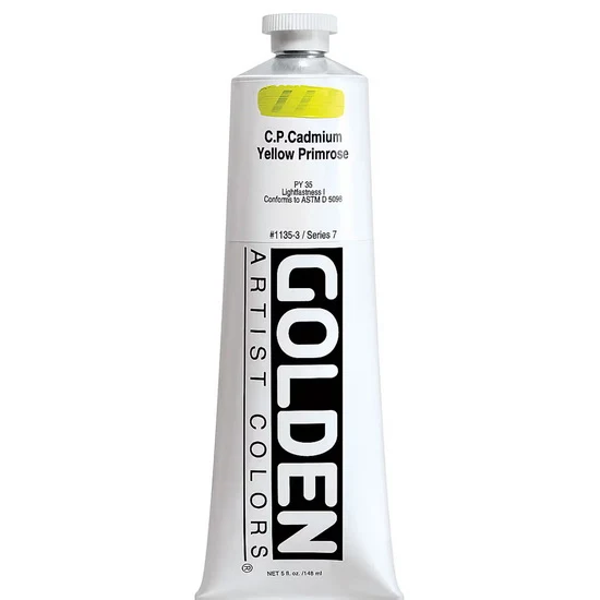 Acrylic heavy body - 5 oz cadmium primrose yellow s7