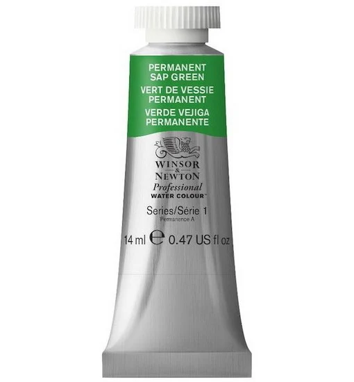 Professional watercolour - 14ml - permanent sap green - s1