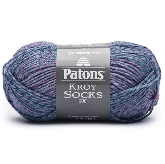 Kroy socks yarn #1 - 50g - purple mix
