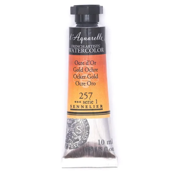 Watercolor tube - 10ml - gold ochre - s1