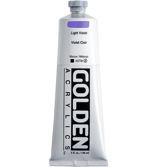 Acrylic heavy body - 5 oz light violet s3