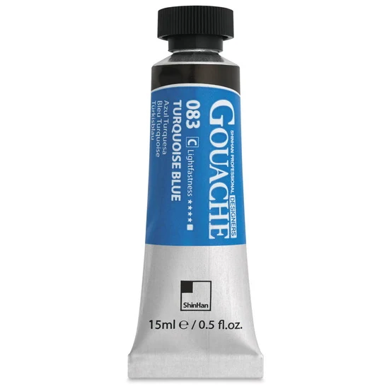 Designers gouache 15ml - turquoise blue series c