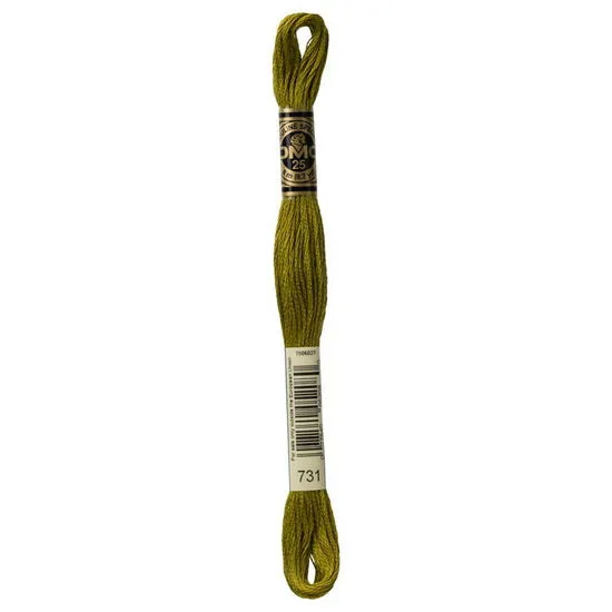 Embroidery floss - dark olive green - 731
