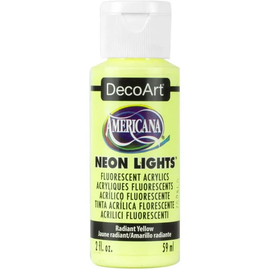 Americana Acrylic Neon Radiant Yellow - 60ml