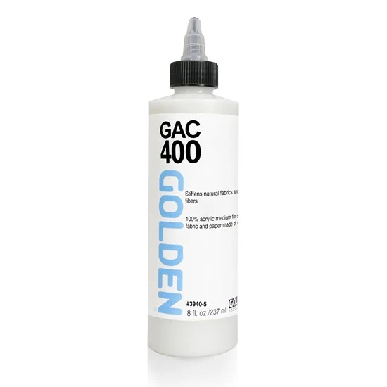 Gac 400 medium fabric stiffener - 8 oz