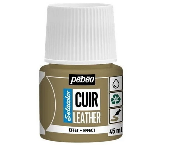 Leather Paint Metal Gold 45ml