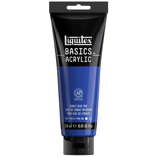 Basics acrylic - 8oz - cobalt blue hue