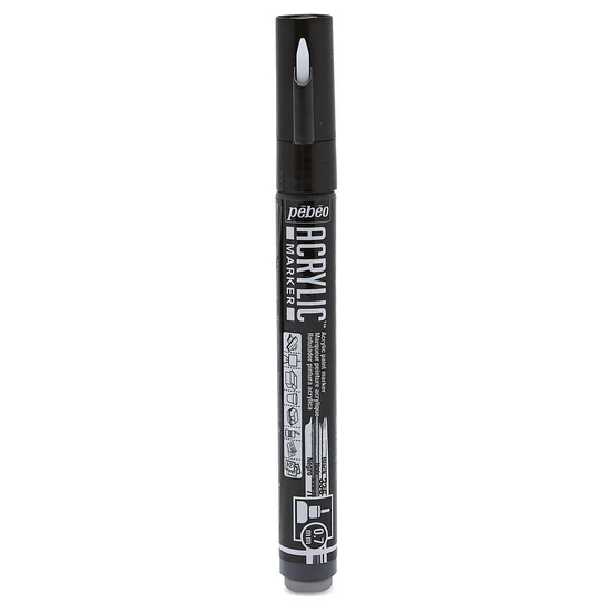 Acrylic marker - decomarker - 0.7 mm - black