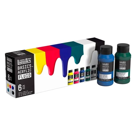 Set of 6 Basics Acrylic - 118ml