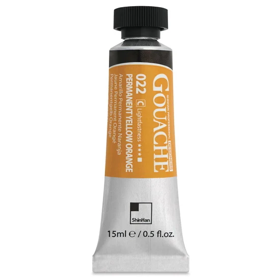Designers gouache 15ml - orange yellow series c