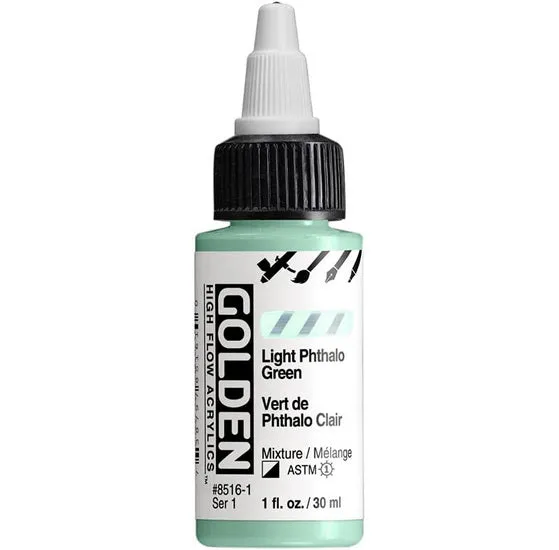 Acrylic high flow - 1 oz light phthalo green s1