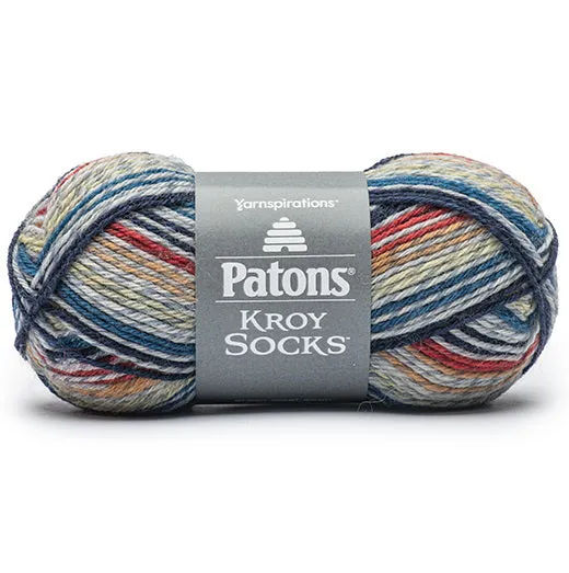 Kroy socks yarn #1 - 50g - blue stripe ragg