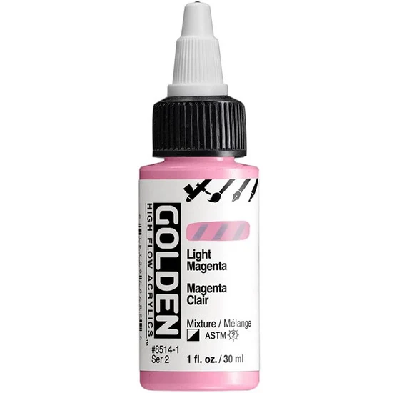 Acrylic high flow - 1 oz light magenta s2