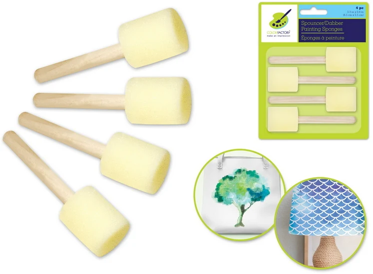 4 Foam sponges - 8.5x2.5cm
