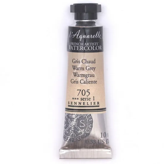 Watercolor tube - 10ml - warm grey - s1