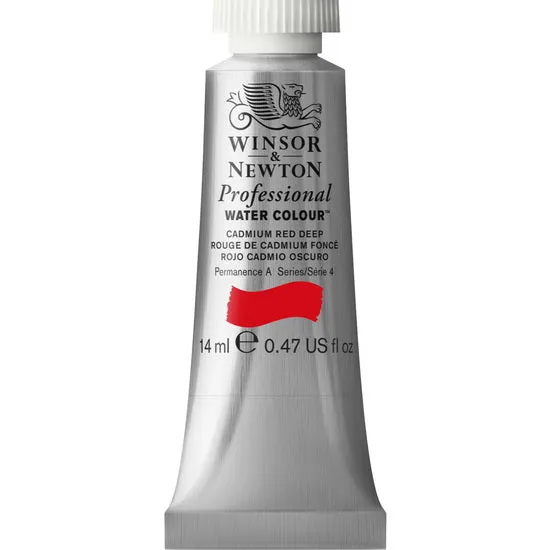 Professional watercolour - 14ml - cadmium red deep - s4