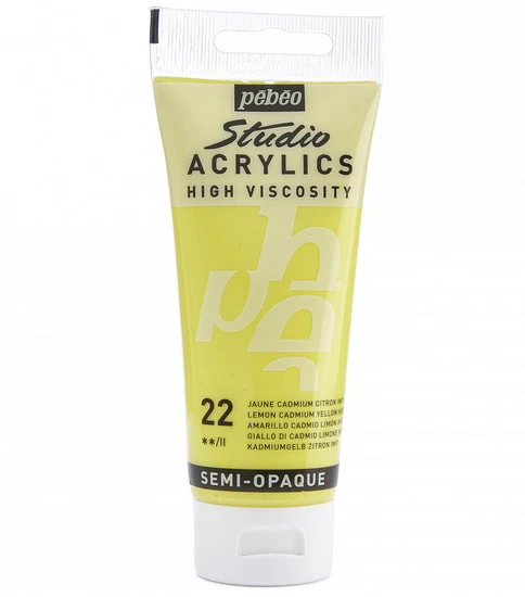 Acrylic hv - studio - 100ml - cadmium lemon yellow