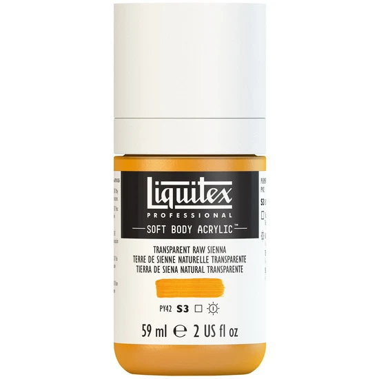 Acrylique sb - 2oz - terre sienne naturelle transparent - s3