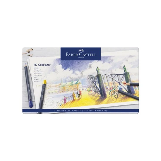 Set of 36 goldfaber colored pencils