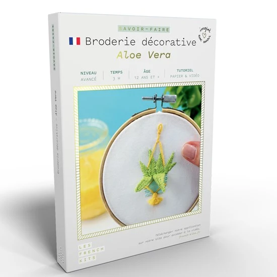 Decorative Embroidery Kit - "Aloe Vera"