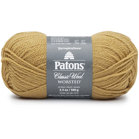 Classic wool yarn #4 - 100g - honey