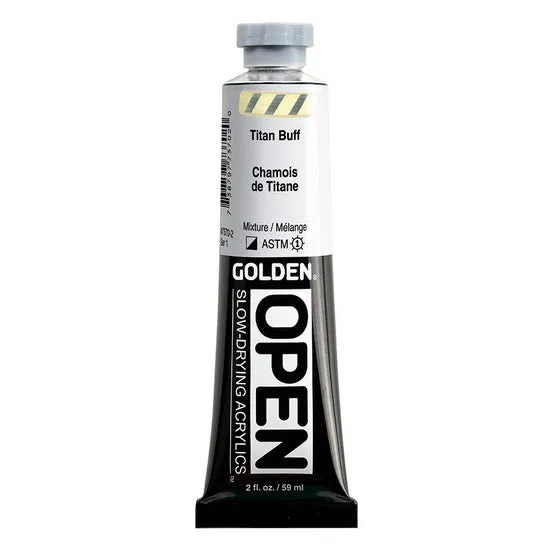 Acrylic open - 2 oz titanium buff s1