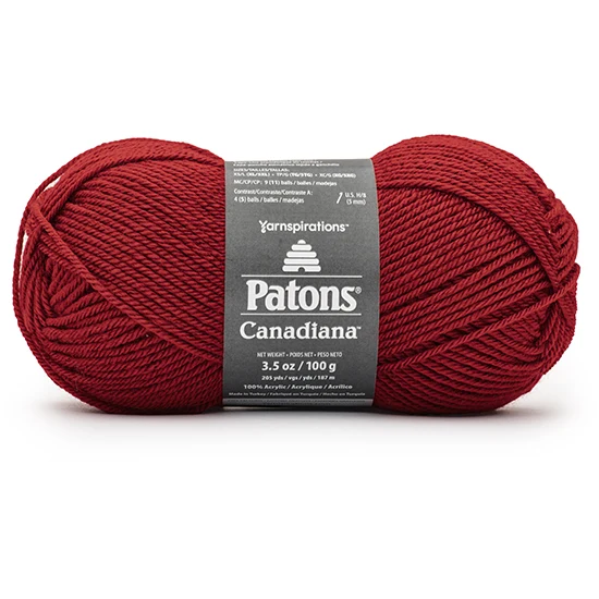 Canadiana yarn #4 - 100g - lava red