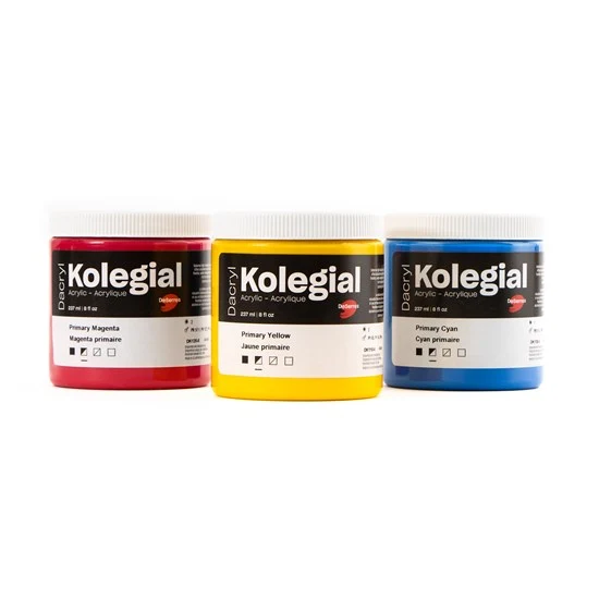 Dacryl Kolegial Acrylic - High Viscosity - PHTHALO BLUE MILLILI