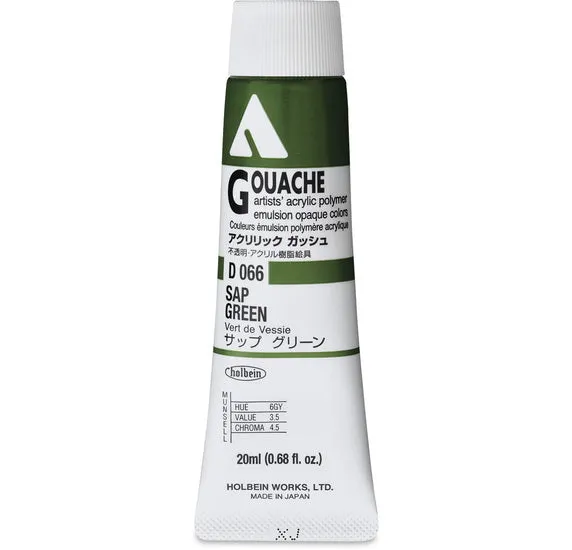 Acryla Gouache Sap Green Series A - 20ml