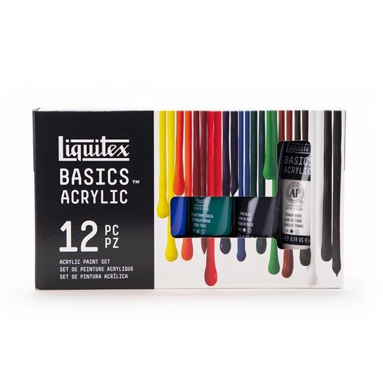 Set of 12 Basics Acrylic - 22ml