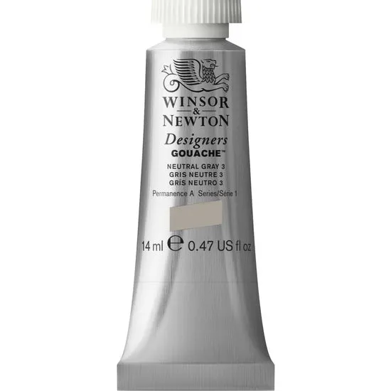 Designers gouache - 14ml - neutral gray 3 - s1