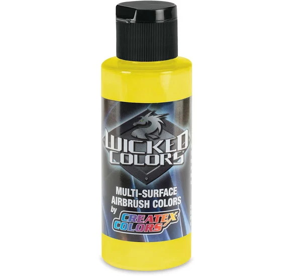 Wicked Airbrush Detail Colors Yellow - 59ml