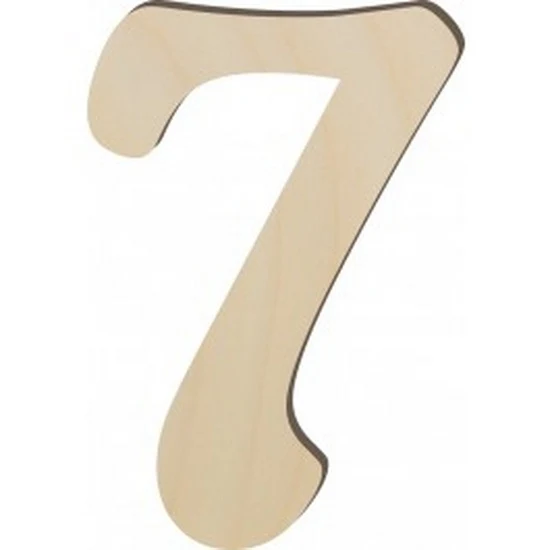Wooden Number - 3 Inches