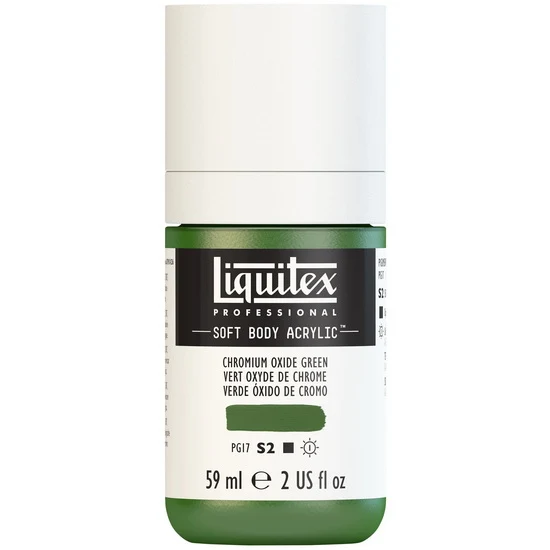 Soft body acrylic - 2oz - chromium oxide green - s2
