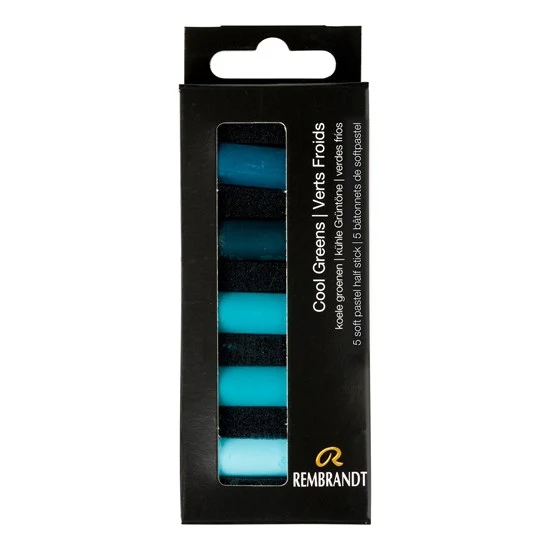 Soft Half Pastel Set Cool Green (5)