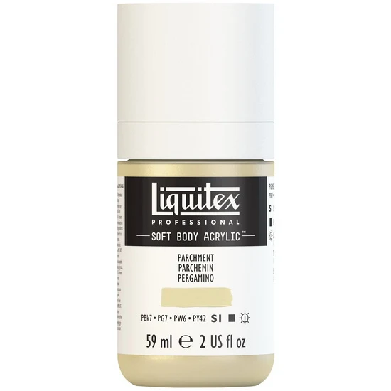 Soft body acrylic - 2oz - parchment - s1