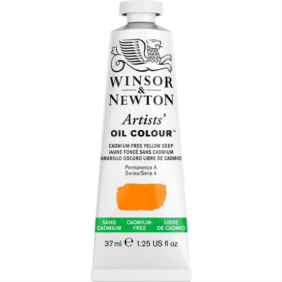 Artist oil - 37ml - cadmium-free yellow deep - s4