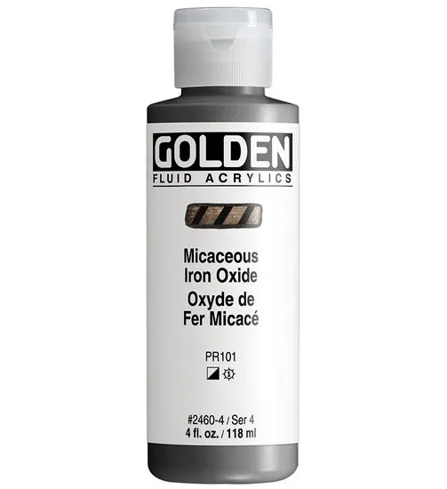 Acrylic fluid - 4 oz iron oxide micace s4