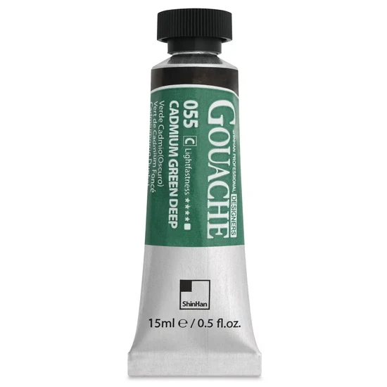 Designers gouache 15ml - dark cadmium green serie c