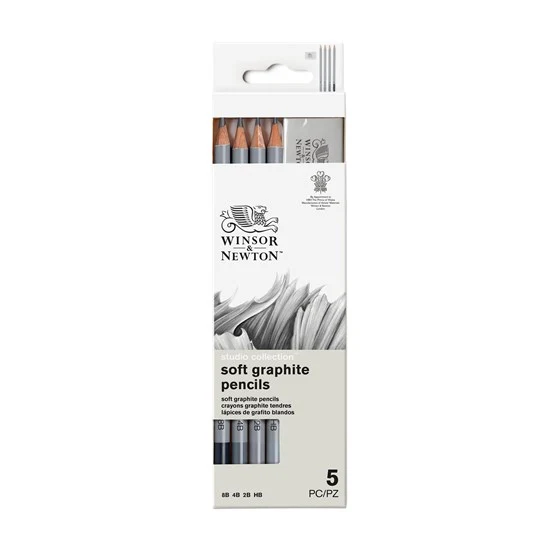 Set of 5 Studio Soft Graphite Pencils