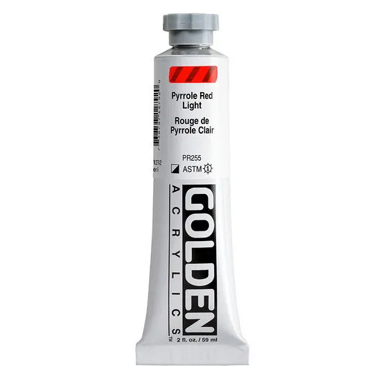 Acrylic heavy body - 2 oz pyrrole red light s8