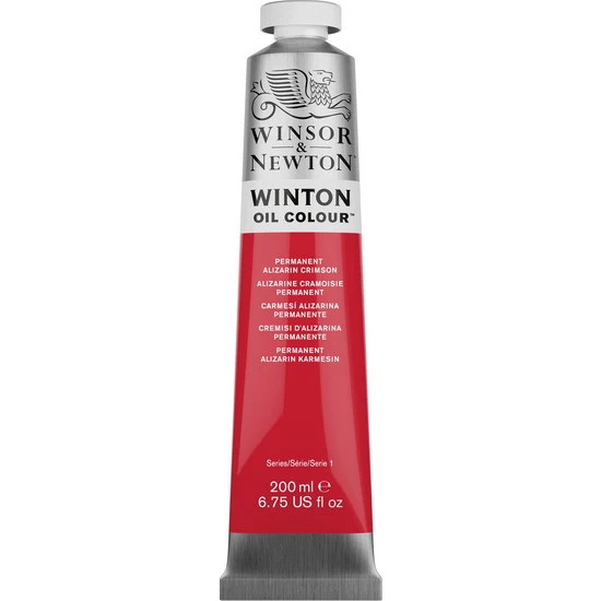 Winton oil - 200ml - perm crimson alizarine - s1