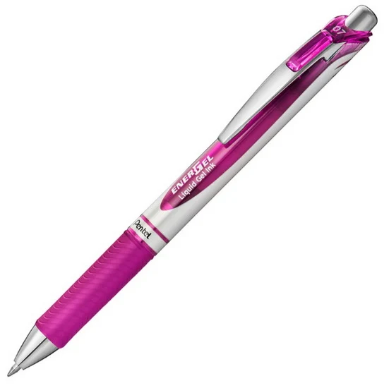 Energel Retractable Pen Magenta 0.7mm
