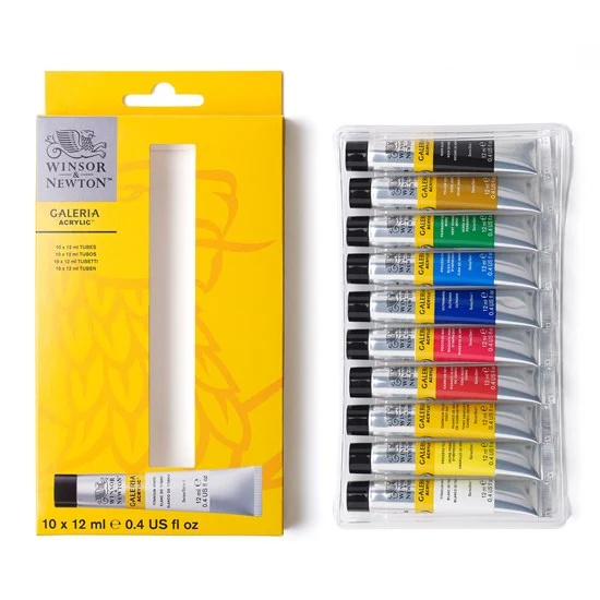 Set of 10 Galeria Acrylic - 12ml
